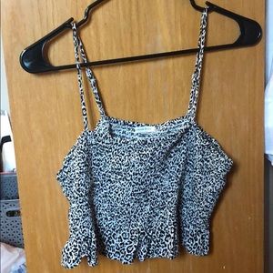 American Eagle crop top , cheetah!